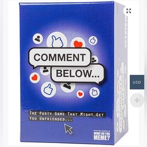 Comment Below – Adult Party Game by What Do You Meme? BSFW Edition Card Game new